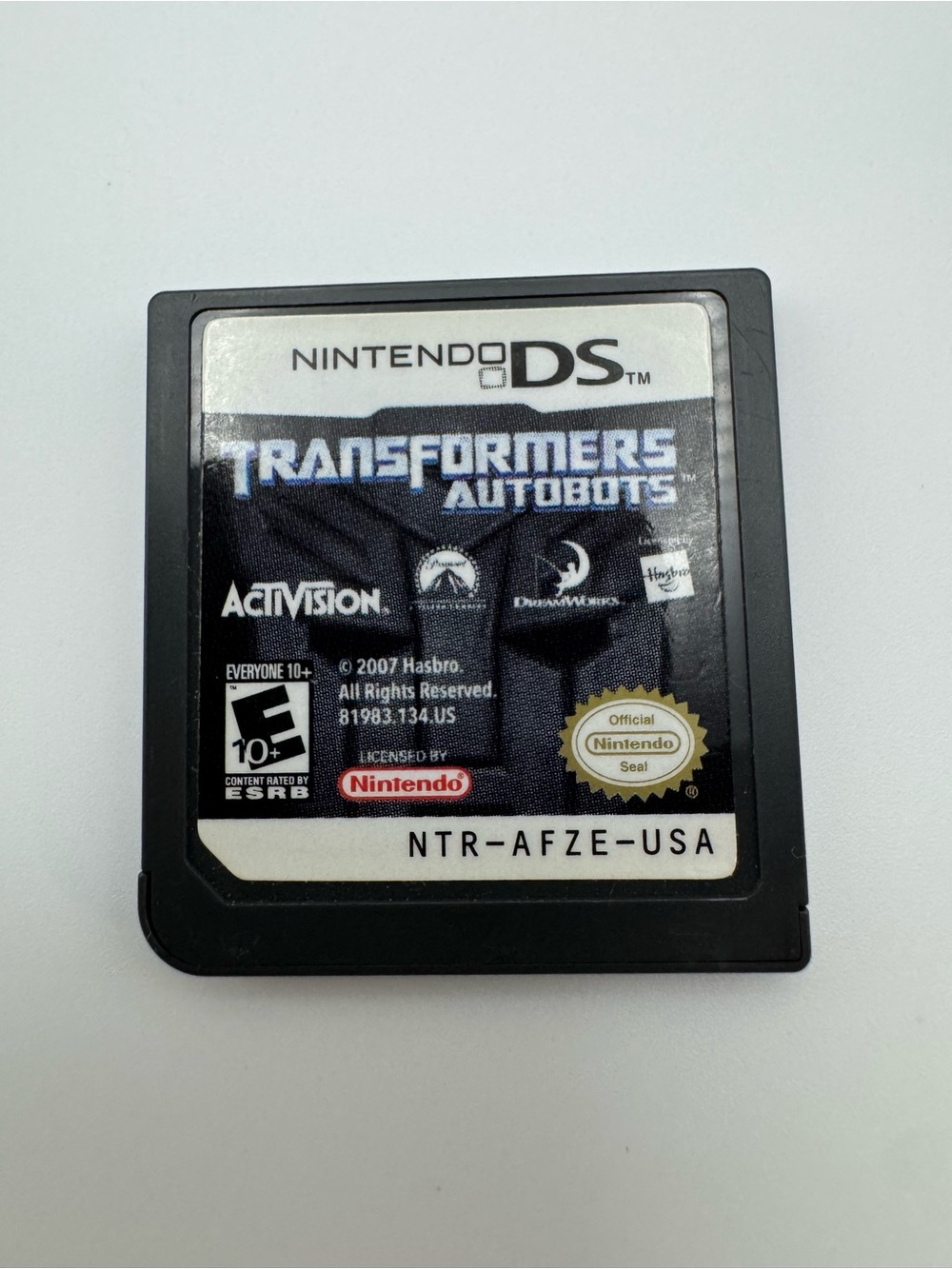 Nintendo DS Transformers Autobots Game Cartridge Only